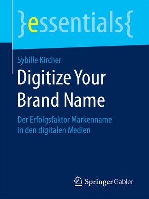 cover image of Digitize Your Brand Name